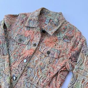Woman’s Analogy Brand Textured Jacket Size Small​​​
